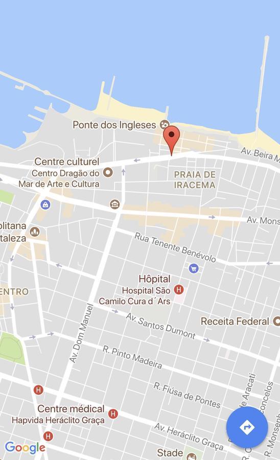 Apartamento Praia De Iracema Vista Para O Mar 18 Andar Fortaleza  Exterior foto